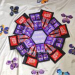 ROTATING TEDDY WITH KITKAT & DAIRY MILK CEB (BIG SIZE) By GiftsMyStore